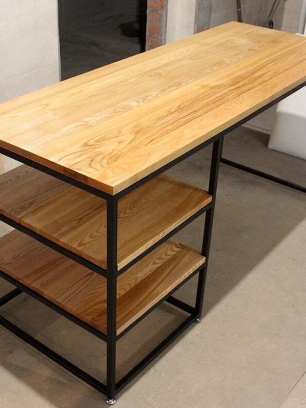 Купить стол письменный в стиле лофт ges-65 с доставкой по Москве и России Стол письменный в стиле лофт GES-65